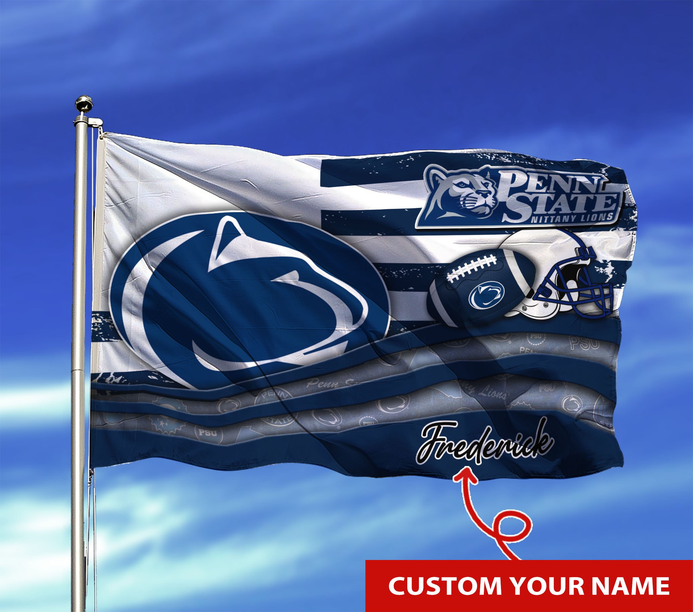 Penn State Nittany Lions Custom Flag3x5ft For This Season TU26897